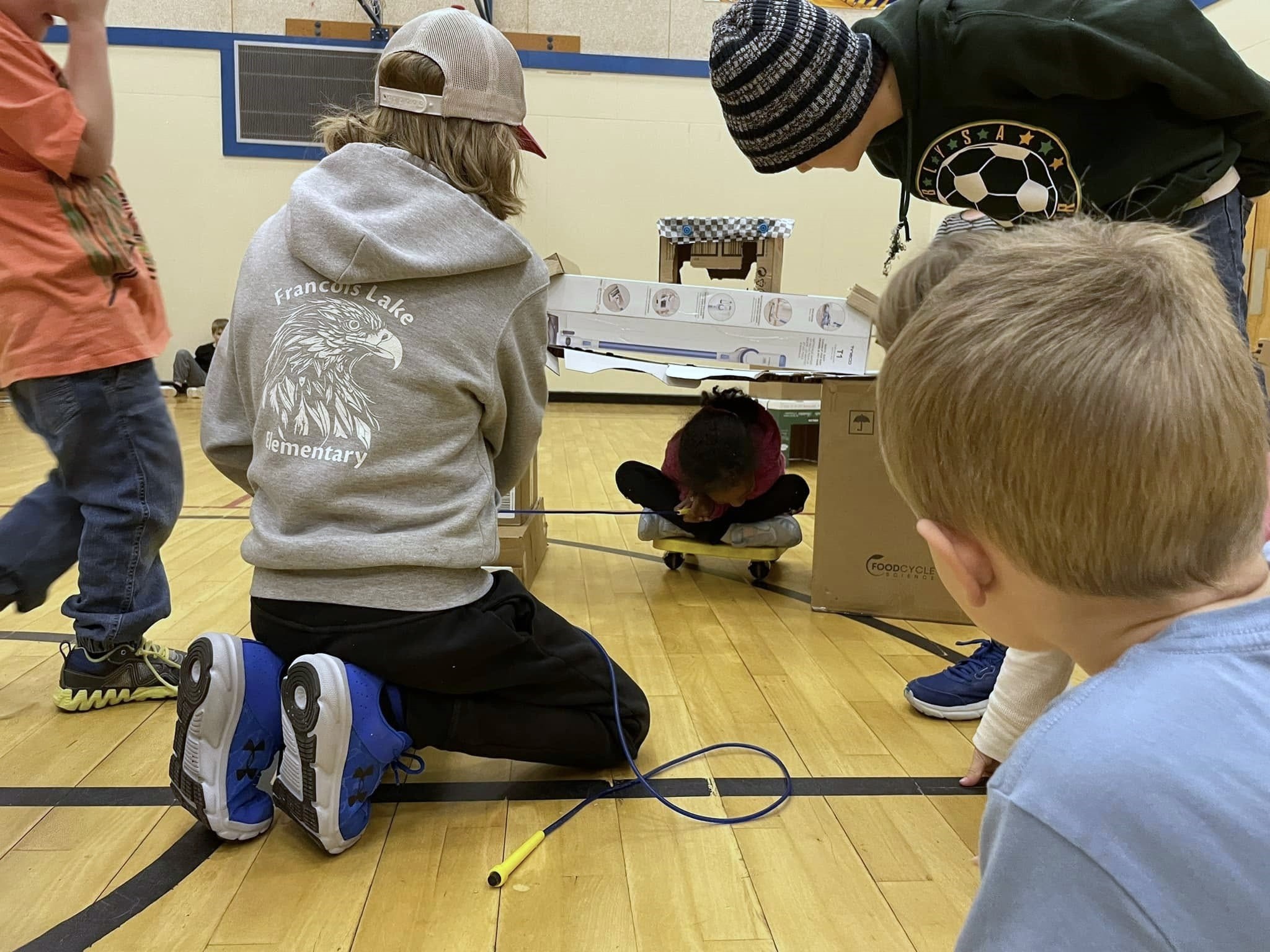 students at work 7 bridges